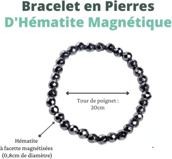 AIMANTIX hematitarmband i elegant design