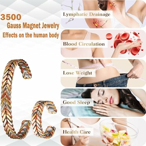 Magnetarmband påstådda hälsofördelar