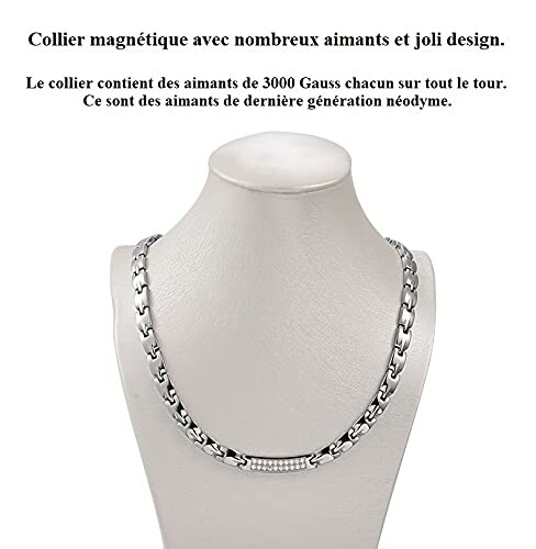 Magnetiskt Halsband - Silverduvmodell