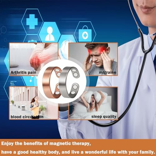 Magnetiska Kopparringar för Artrit