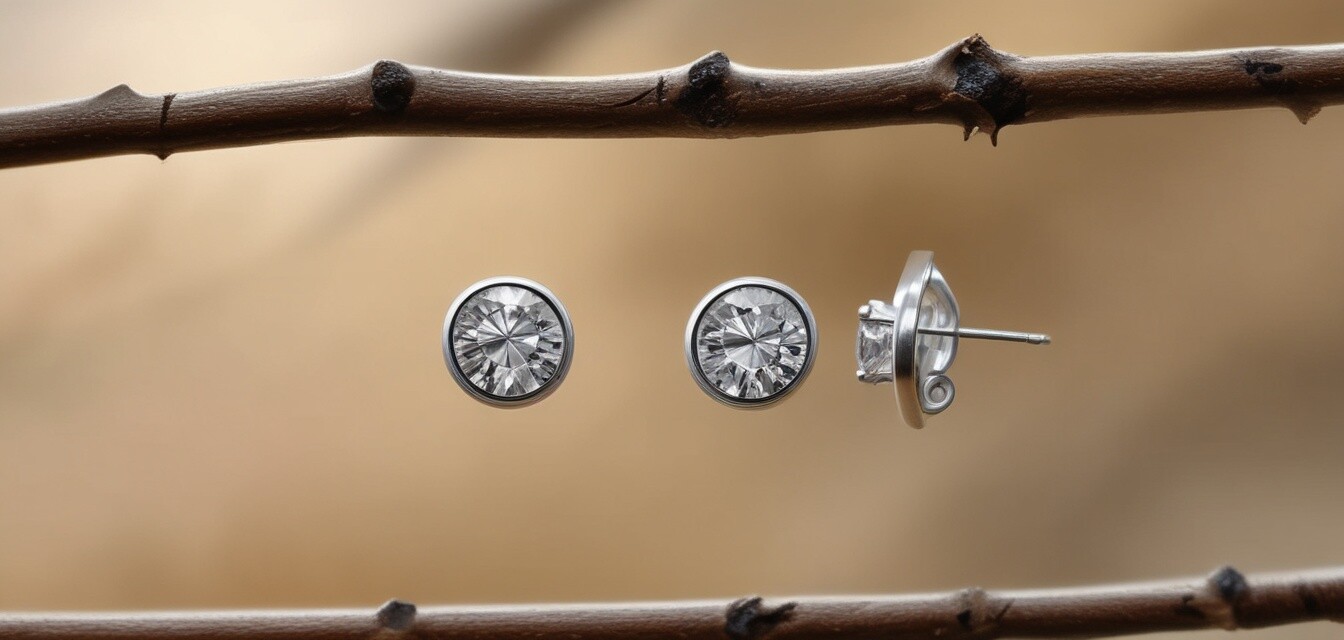 Ekologiska magnetiska örhängen